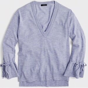 Grey Women's V-Neck Top